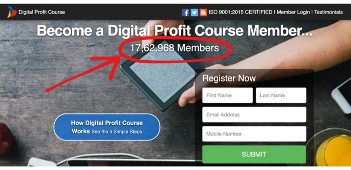 Digital Profit Course Customers